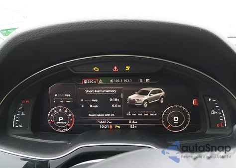 2018 Audi Q7 3.0T Premium z USA, uszkodzony, nr VIN WA1VAAF79JD016599